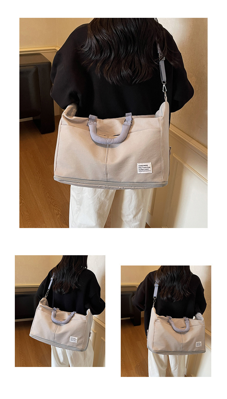 Travel Bag Women Wet-Dry Separation Multiple Pockets