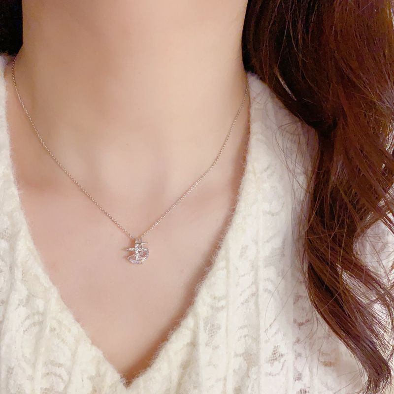 Minimalist Silver Collarbone Chain, Gold Electroplating