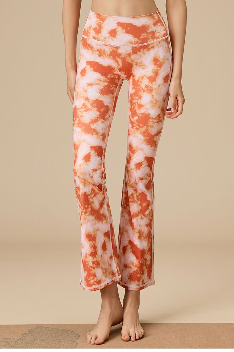 26 Print Yoga Pants Women High Waist Flare