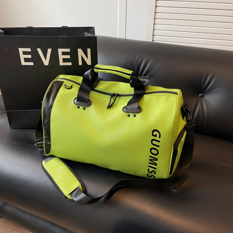 Travel bag with shoe compartment and dry-wet separation