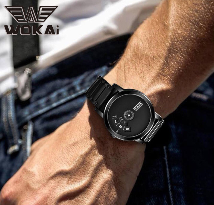 Waterproof Mens Quartz Watch, Stainless Steel, for Couples
