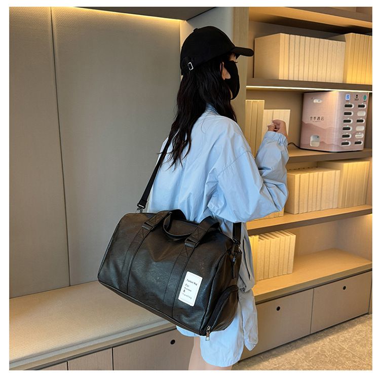 Travel bag and men's backpack with dress and shoe compartment
