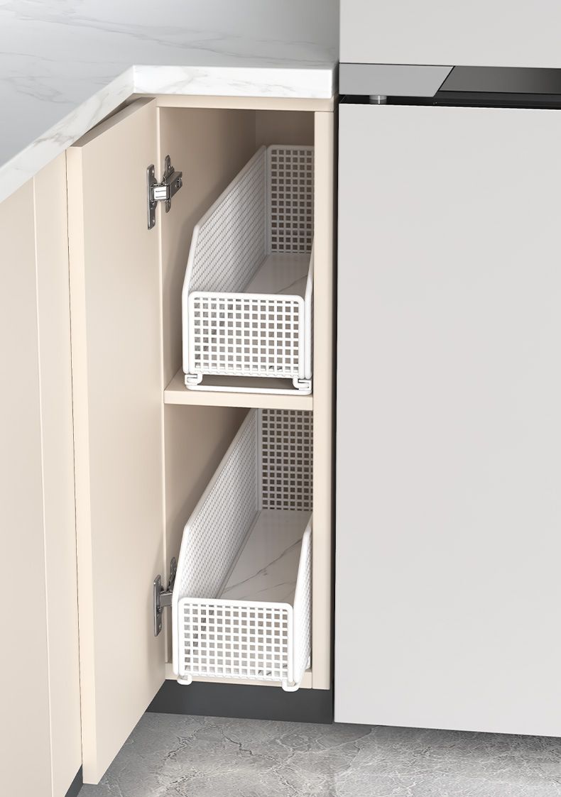 Küchenschublade Organizer Box, ausziehbarer Korb