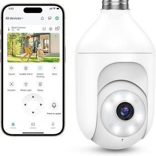 4MP Tuya smart wireless security camera, 4G/WiFi and solar powered