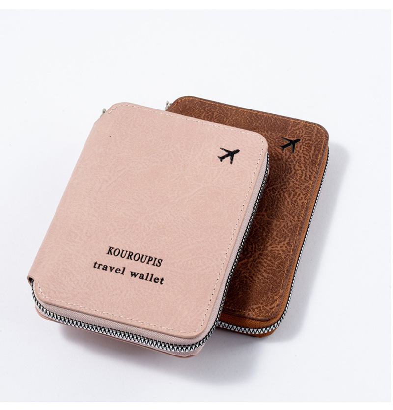 RFID passport holder with travel document storage