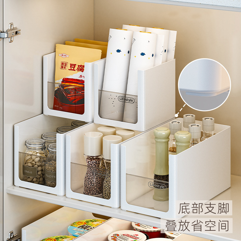 Ins Aufbewahrungsbox Küche Tiefschrank Lagerkiste Haushalt Box Schrank Organizer Box Schreibtisch rechtwinklig Snack Kleinteile Box