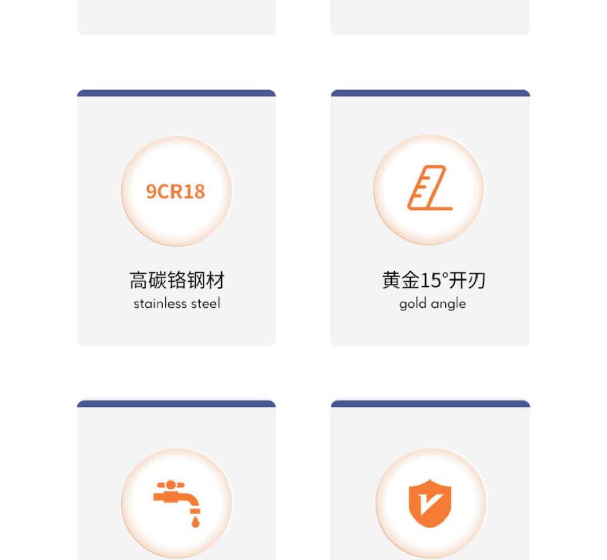 Yangjiang Küchenmesserset, Edelstahl, Kochmesser