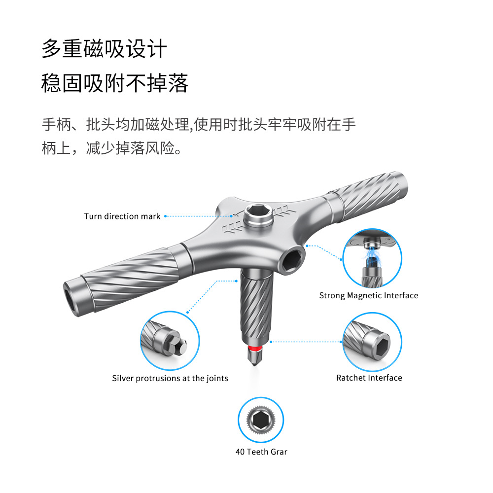 跨境新款34合1棘轮螺丝刀套装手动多功能棘轮扳手套装工具螺丝刀