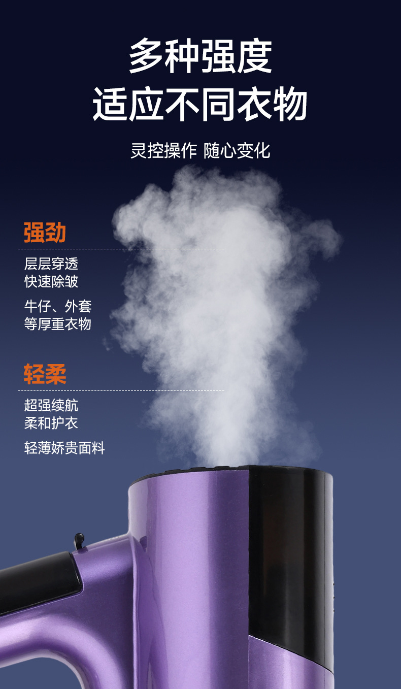 Tragbarer Handsteamer für Kleidung