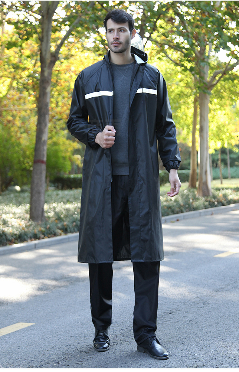 Uzun Yetişkin Yağmurluk Tam Vücut