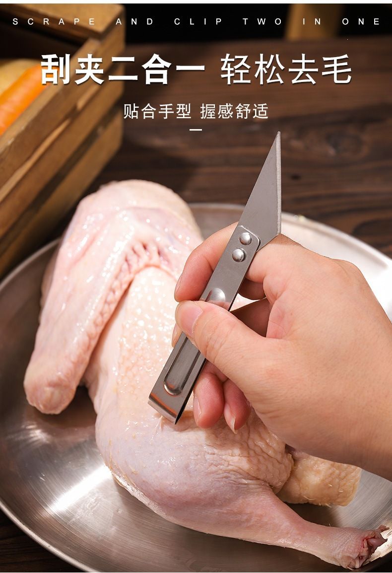 Stainless steel peeler set, 3-piece, for fruit and potato