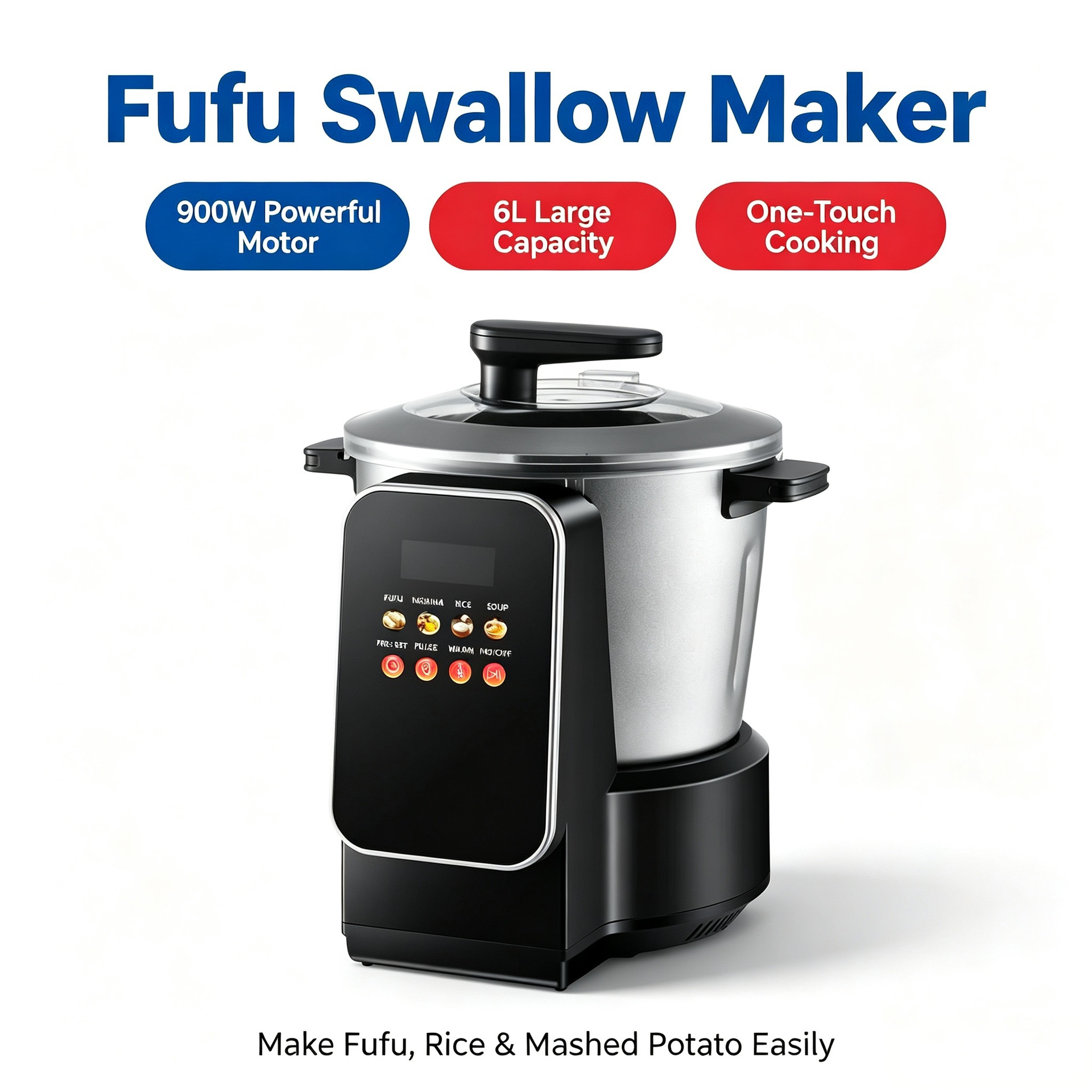 Automatische Fufu-Maschine 8L für Yampüree