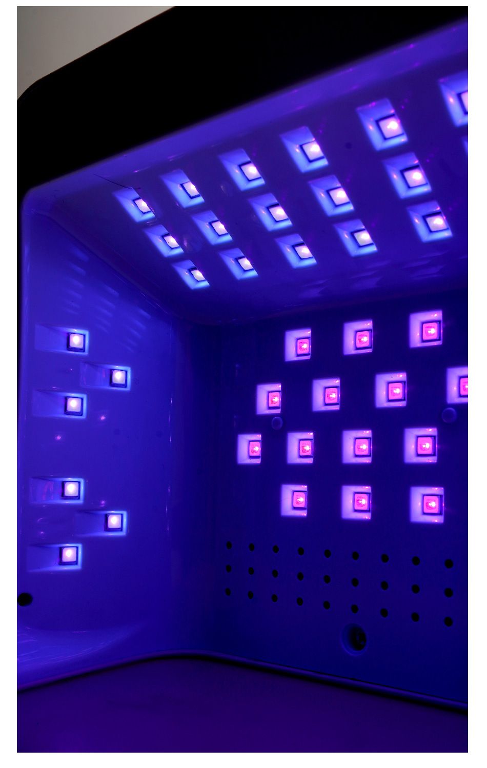 Kare elmas tırnak lambası, LED çift ışık, akıllı UV kurutma
