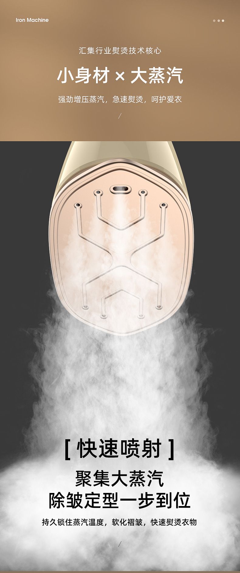 Haushalt-Handsteamer, hohe Leistung