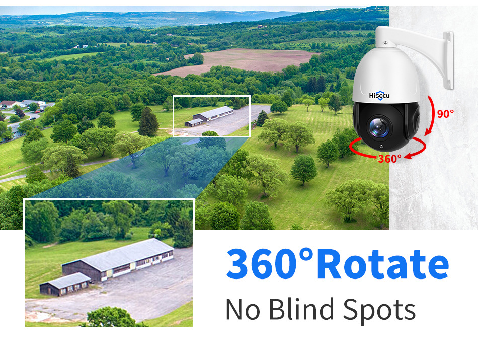 Hiseeu Camera, POE Wired 30x Zoom 5MP PTZ