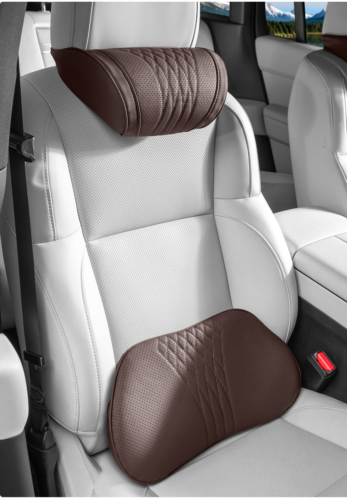 Car neck pillow, four seasons, cervical support, vehicle use