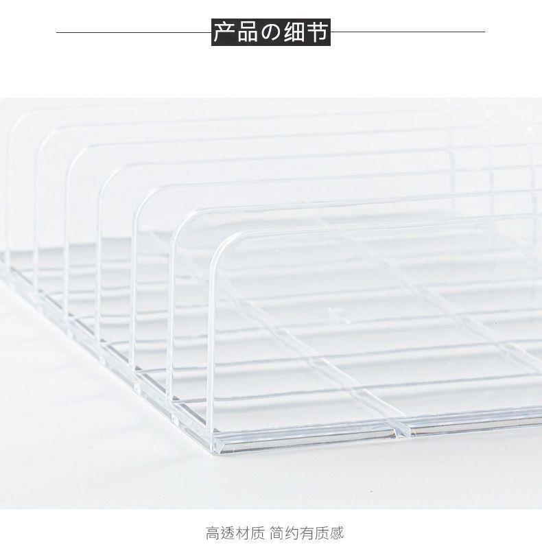 Desktop Makeup Cosmetics Organizer Box, Transparent Plastic with Drawers