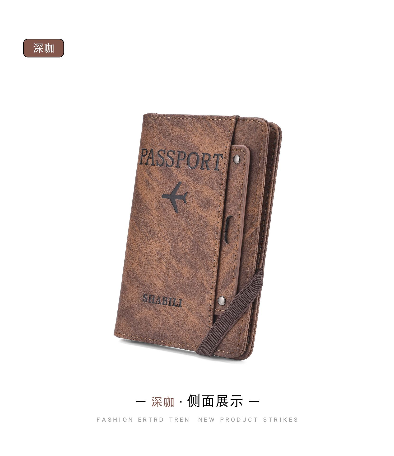 Passport holder with multi-functional storage for cards, documents and tickets