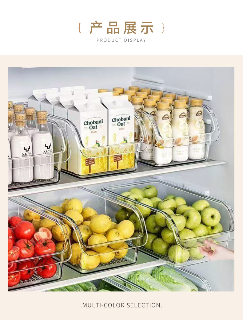 Kühlschrank-Organizer Schublade Gemüse-Obst-Lagerbox