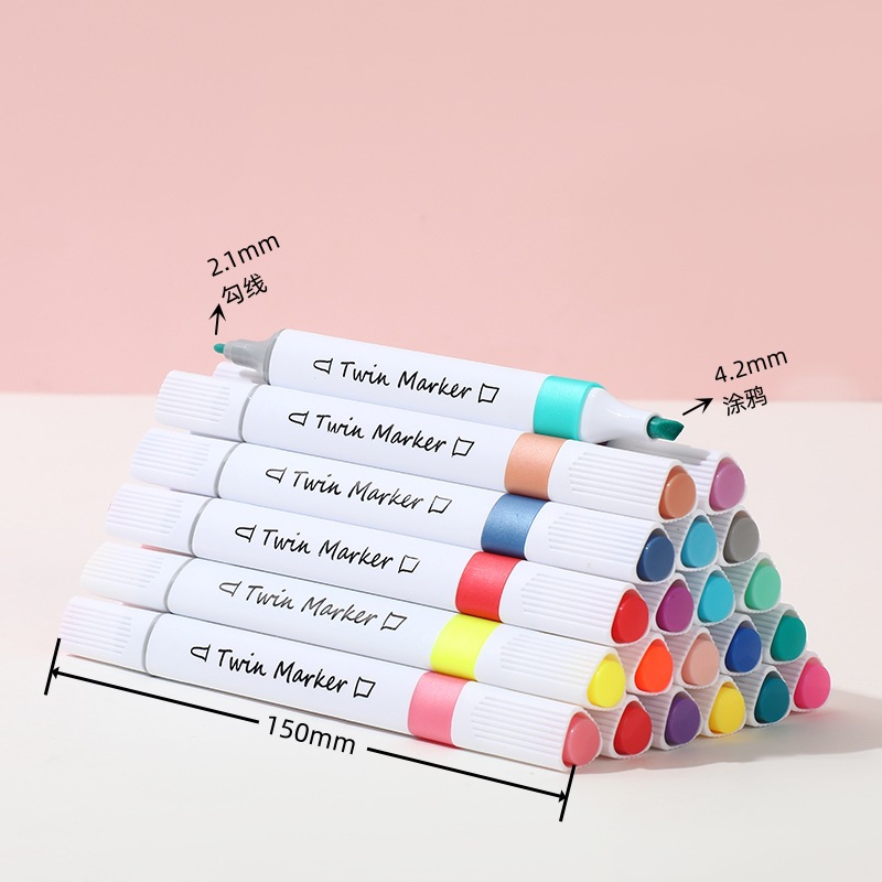 Water-based marker pen set, 36 pens for art and drawing