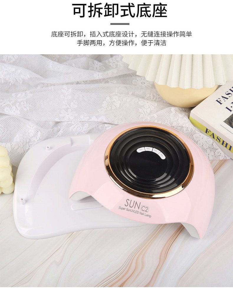 Spot yeni tırnak sanat pişirme makinesi yüksek güç hızlı tırnak kür lambası akıllı indüksiyon tırnak fototerapi makinesi