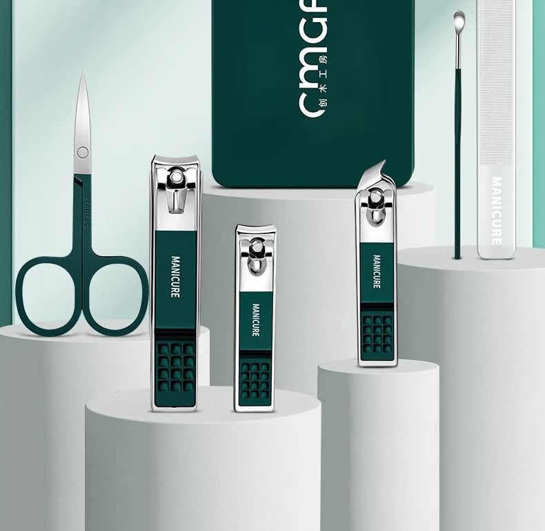 Nagelschere Set in Geschenkbox, professionelle Dicknagelschere