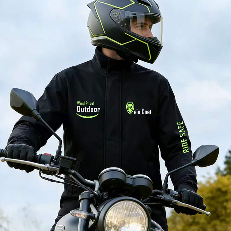 Motorcycle Raincoat and Rain Pants Set Unisex Split-Style Riding Suit Heavy Rain Waterproof Full-Body Protection for Delivery Riders