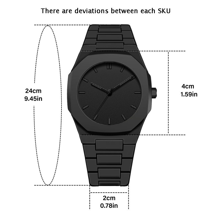 Men's quartz watch with plastic case, 2025 collection
