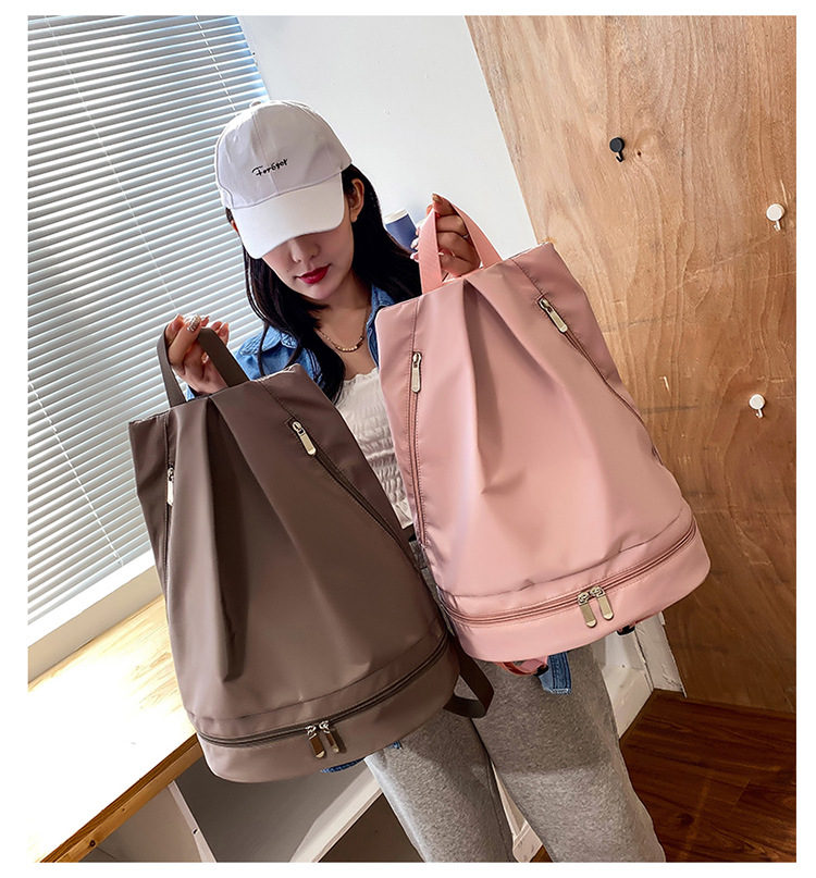 Fitness-Rucksack mit Schuhfach, Oxford-Gewebe