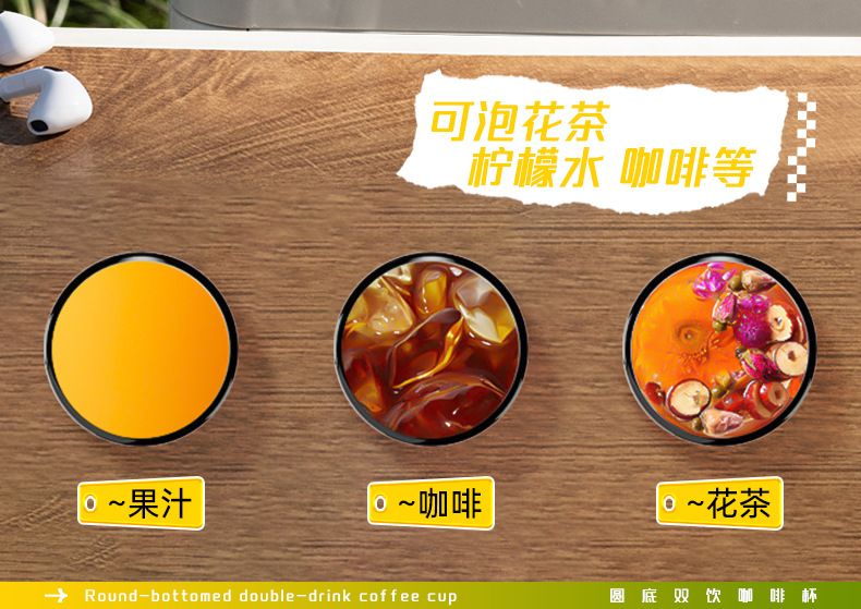 新款时尚潮流不锈钢保温杯便携式简约车载咖啡杯男女随手礼品水杯