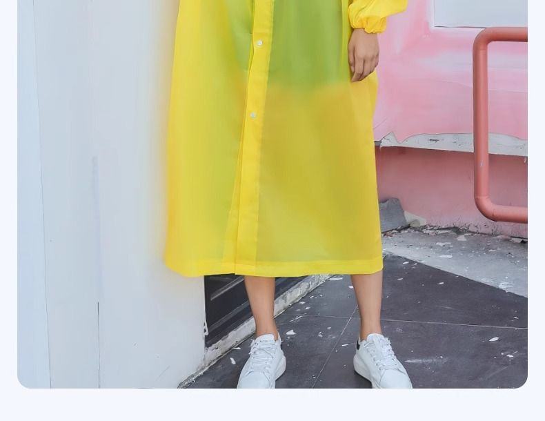 加厚男女成人非一次性EVA雨衣雨披长款学生徒步雨衣旅游漂流