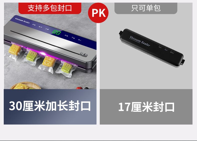 Stainless steel fully automatic vacuum sealing machine food preservation