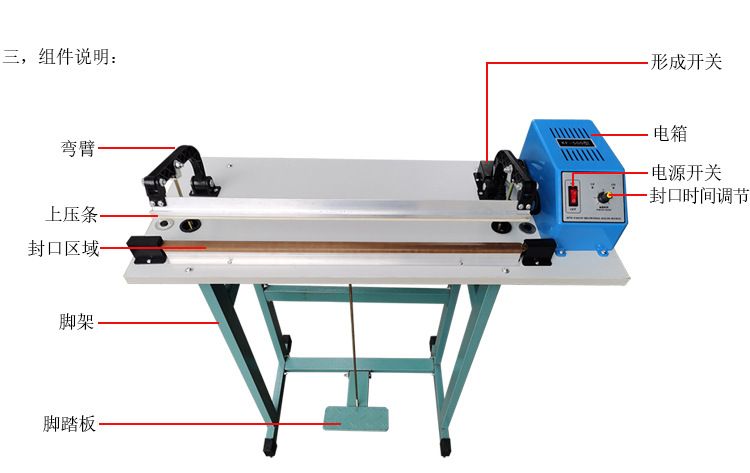 KF series adhesive machine, shrink film, cutting function