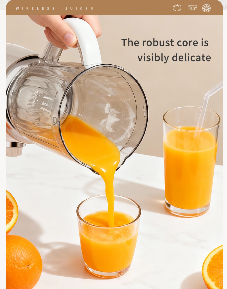 Home juicer large capacity multifunctional single serving