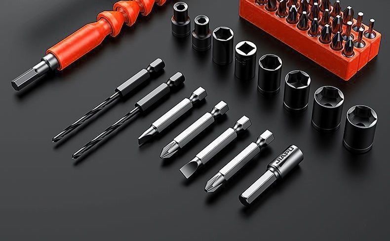 Cordless electric screwdriver, mini drill, with accessories