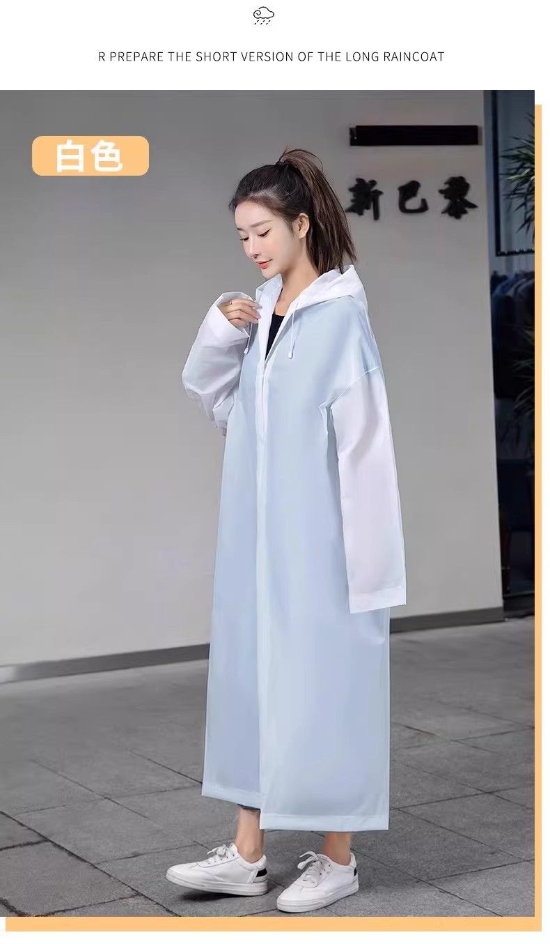 Yağmurluk tam vücut şiddetli yağış koruması uzun model