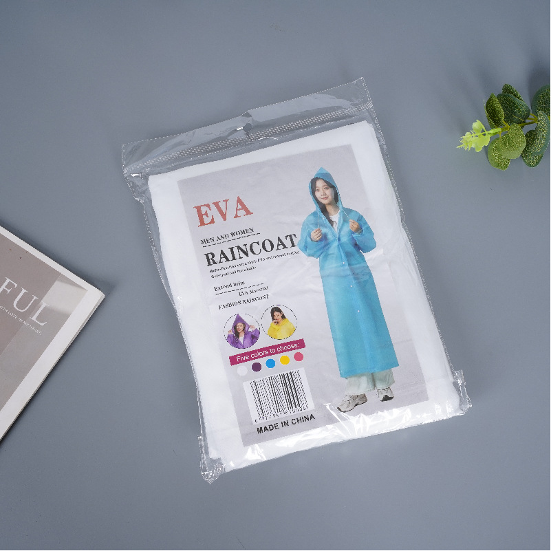 EVA yağmurluk, yetişkin, tulum tipi, su geçirmez