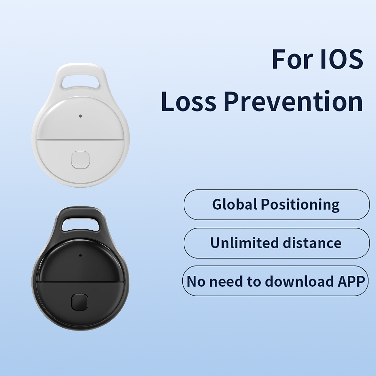 Smart GPS tracker device for keys and pets
