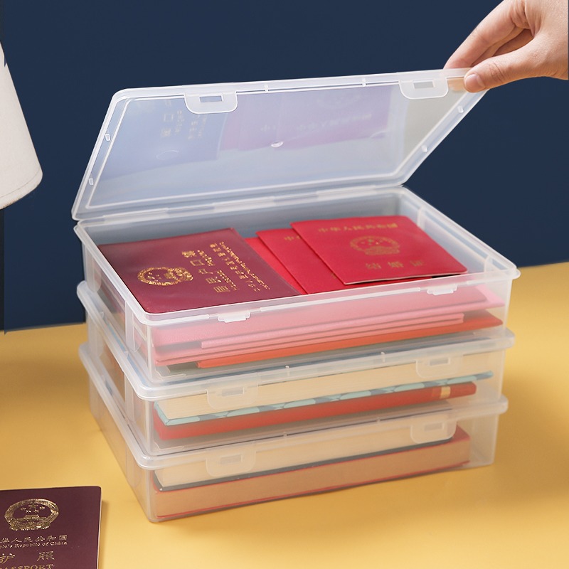 Desktop Dustproof Document Storage Box A4