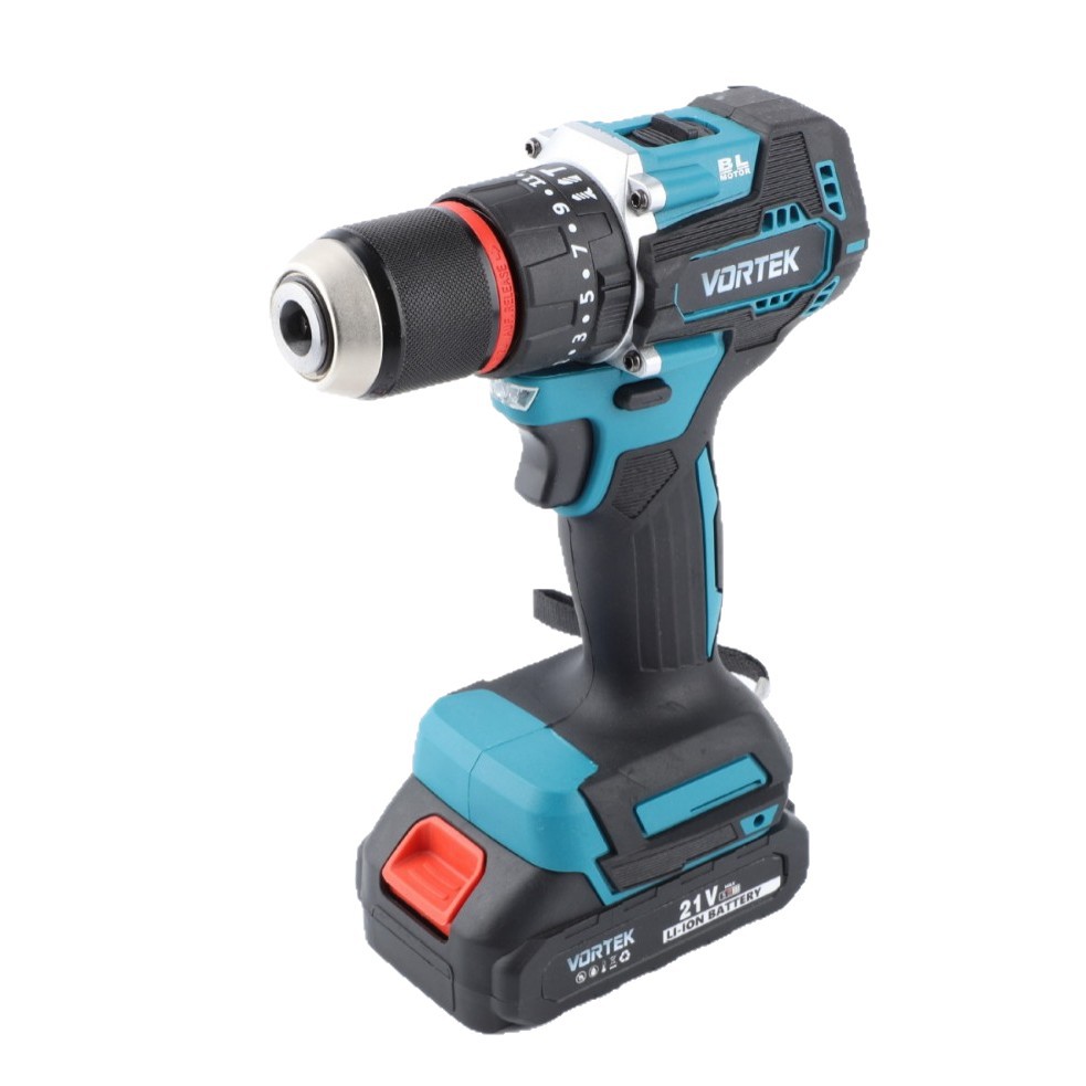 Brushless lithium cordless drill, impact driver bit set