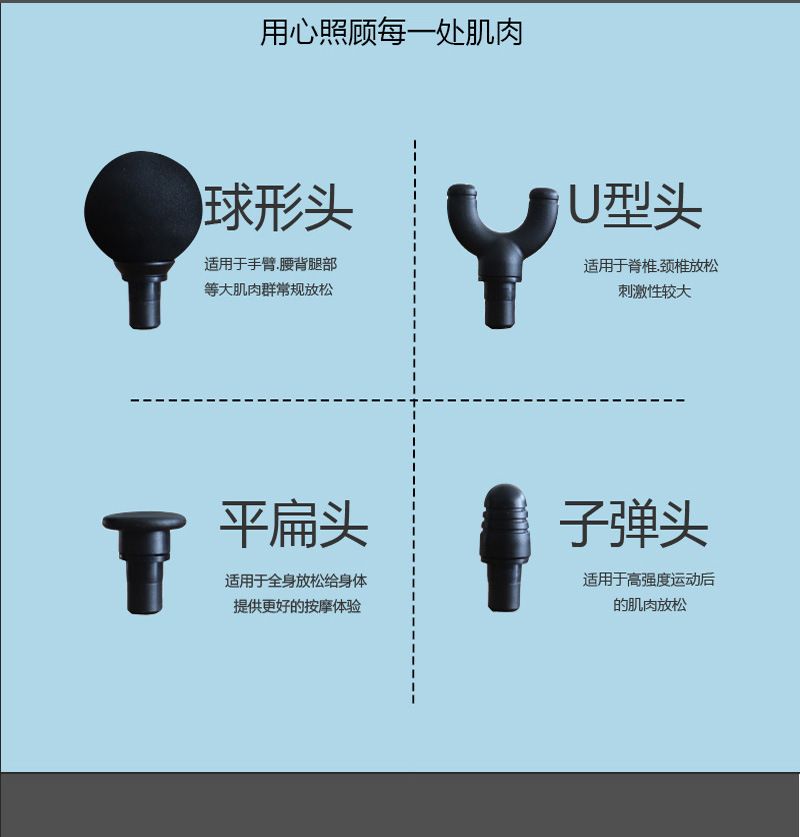 Mini electric massage gun multifunctional