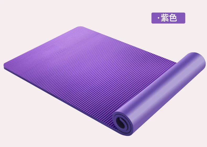 Yoga matı, kalın, kaymaz, şok emici, sessiz
