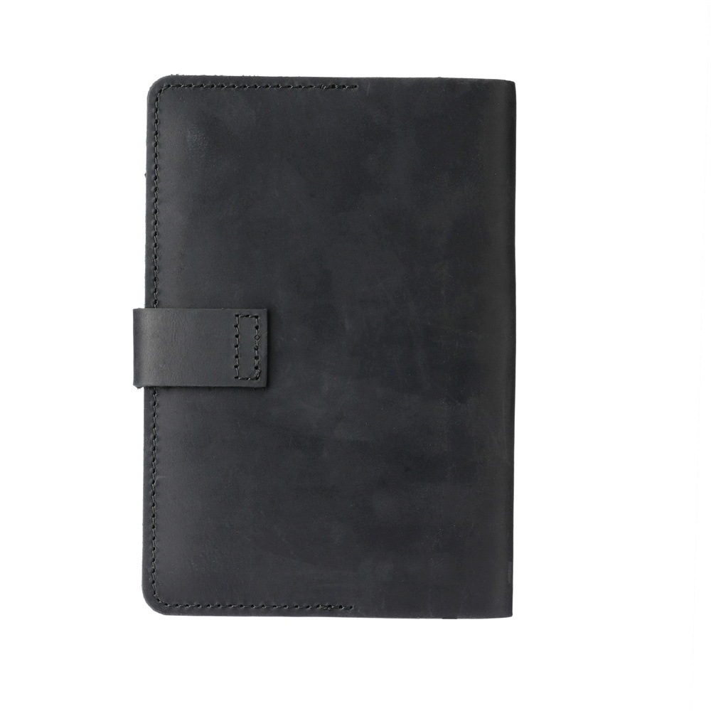 1158 Genuine Leather Crazy Horse Passport Travel Wallet Card Holder