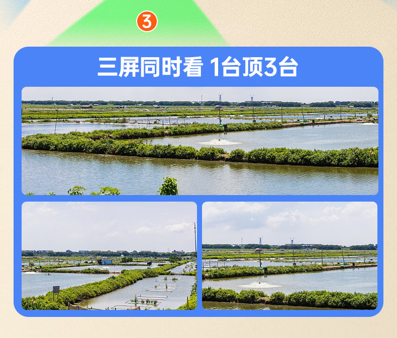 Solar surveillance camera with night vision, power-free operation