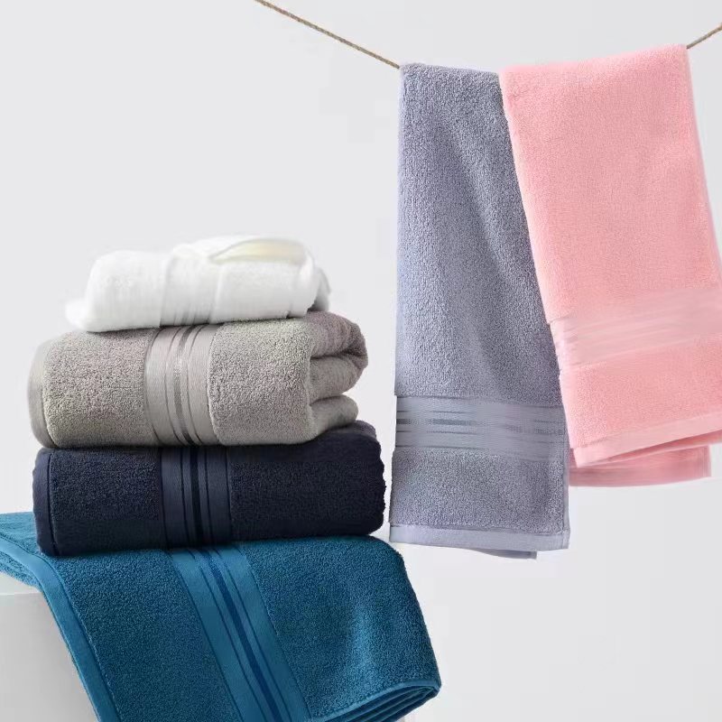 Bath towel pure cotton 70x150 thickened absorbent