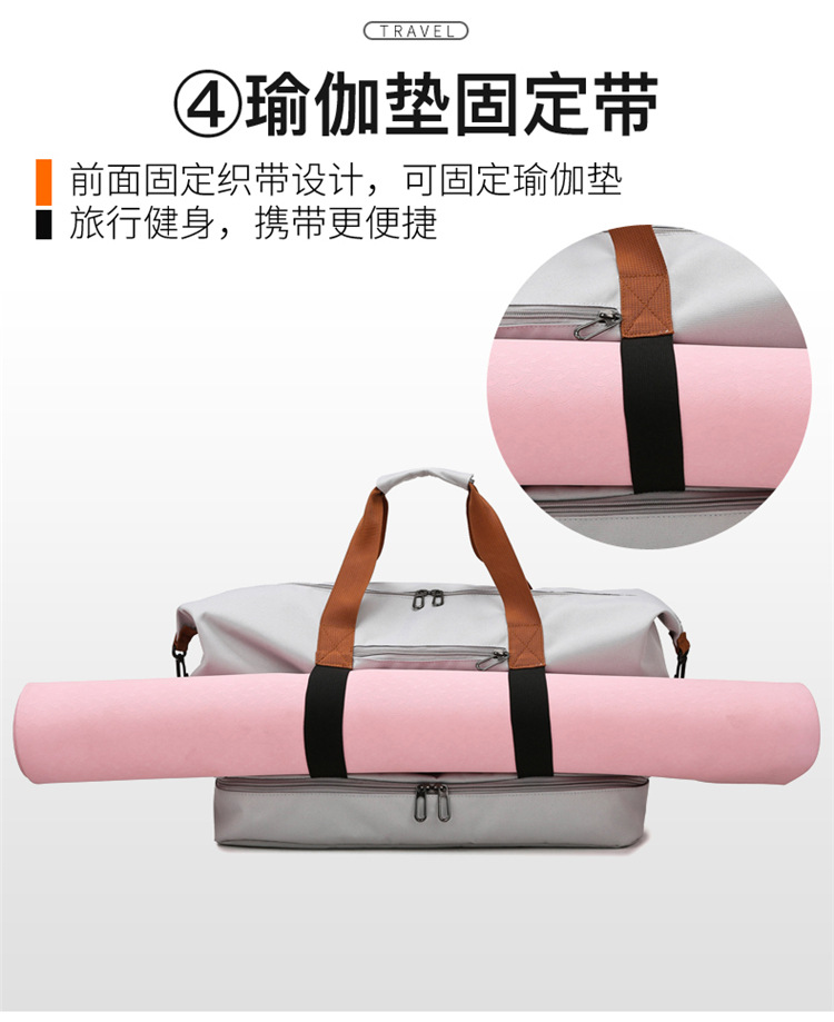 Gym Bag, Dry-Wet Separation, Independent Shoe Compartment