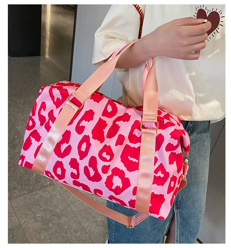 Travel Bag, Large Capacity Cow Print, Carry-on