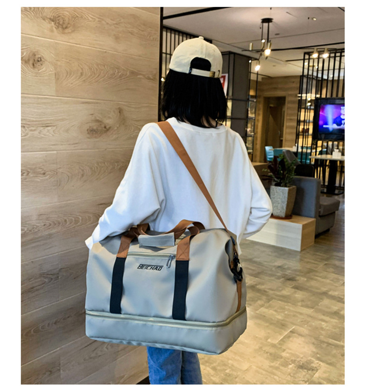 Gym Bag, Dry-Wet Separation, Independent Shoe Compartment