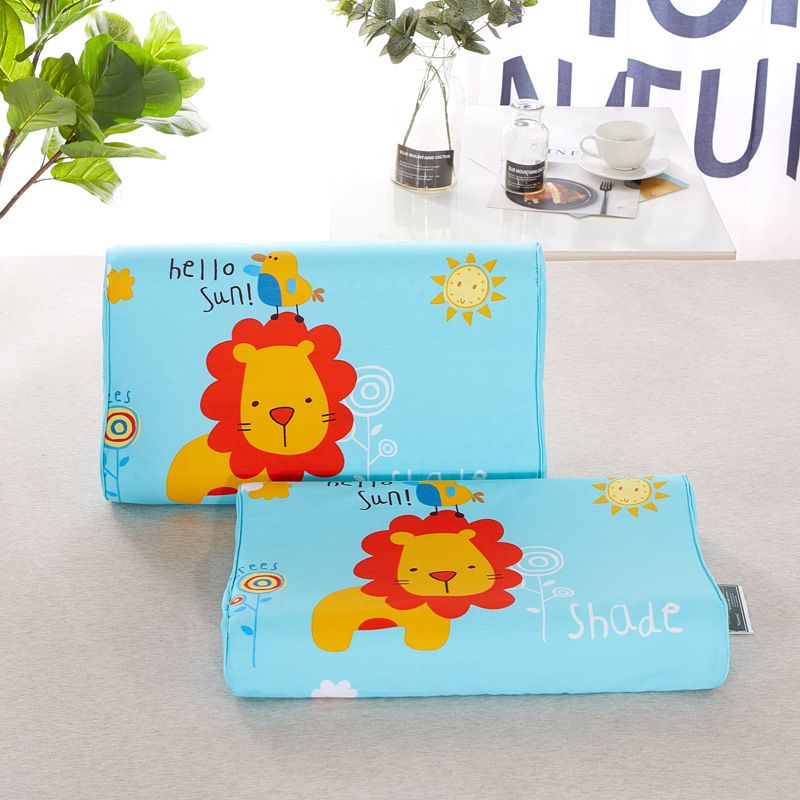 Natural latex pillow pure cotton core child and adult sizes