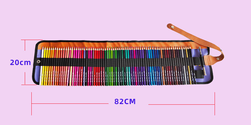 Buntstift-Set 72 Farben, sechskantig, mit Spitzer